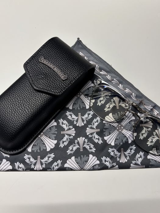 Chrome Hearts Clear/Silver – Очила със защита от синя светлина