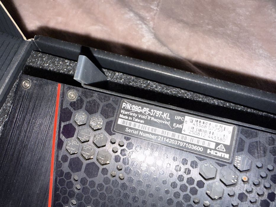 Видеокарта RTX 3070 TI, EVGA FTW3 Ultra