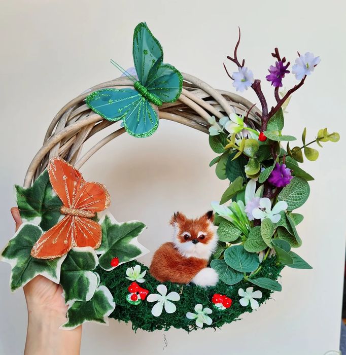 Пролетен венец,декорация,венец