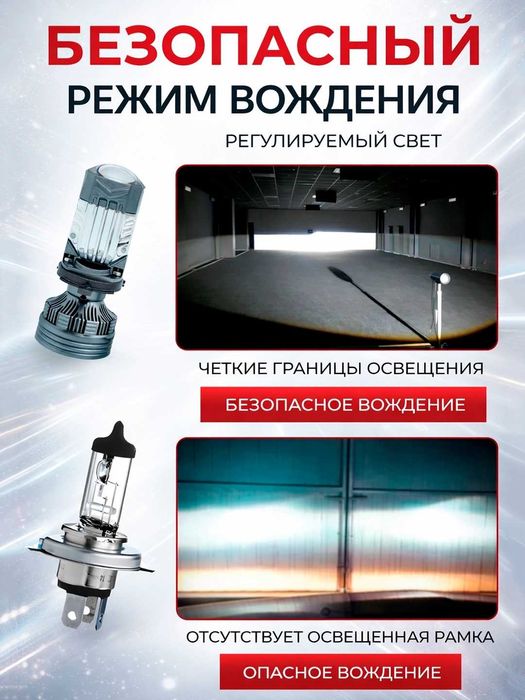 Zimmer Y7D Y7 LED H4: линейный светодиод для Автомобильные фары