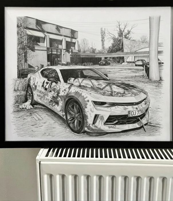 Portrete la Comandă după Poză + Desene Auto & Peisaje | A4/A3