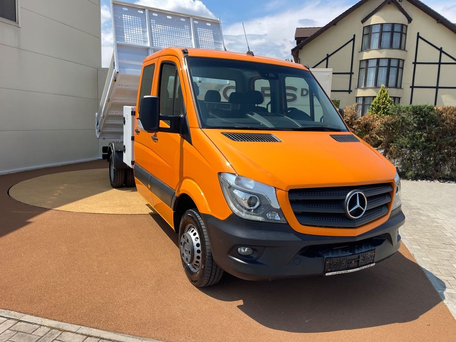 Mercedes-Benz Sprinter Doka 519  3.0CDI  BASCULABIL  PUNTE DUBLA Mercedes Sprinter, 190CP, BI-Xenon, Clima, Webasto, Cârlig