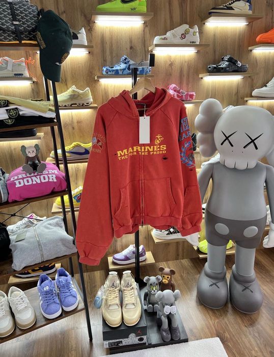 суитчър GRAILZ Project G/R USA Marines Faded Red