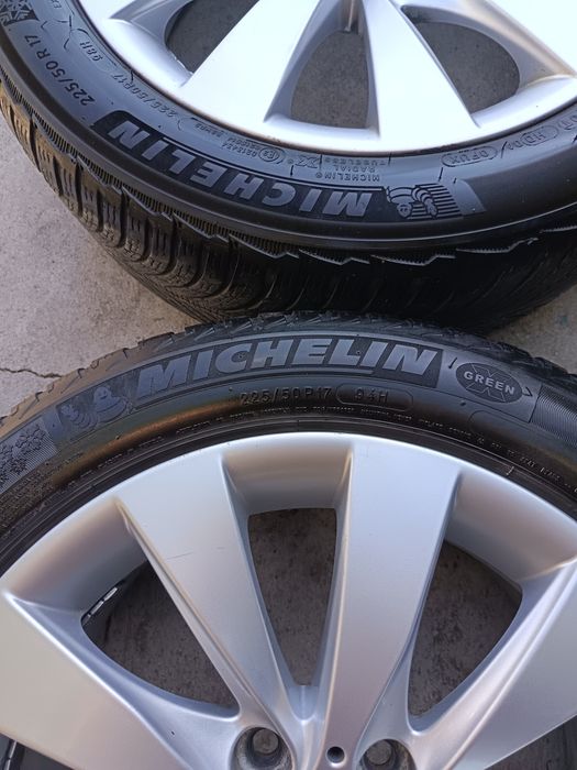 17ки джанти 5х120 BMW с гуми Michelin  320€