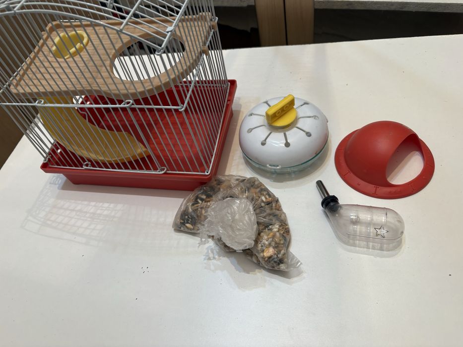 Клетка для хомяка полный набор