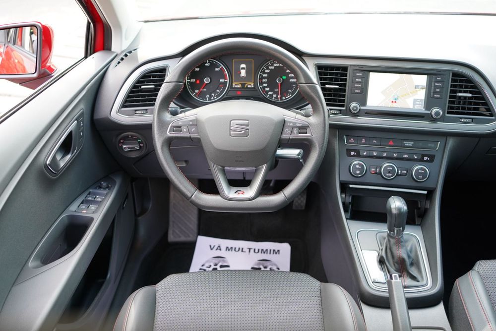 Seat Leon FR 2.0 TDI | DSG | LED Matrix | KM Reali | Garanție 1-3 Ani | In Rate 1076lei |