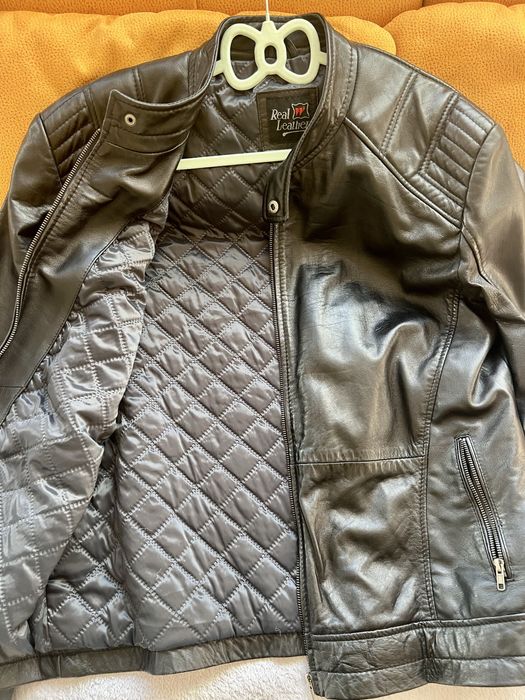 Мъжко яке естествена кожа