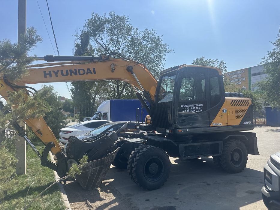 Эксковатор колесный HYUNDAI 140 и 210