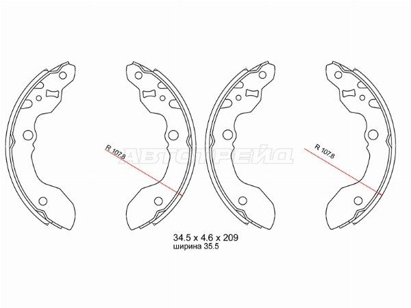Колодки тормозные Suzuki Vitara