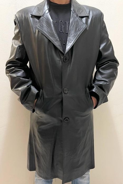 Мъжко Сако от Естествена кожа