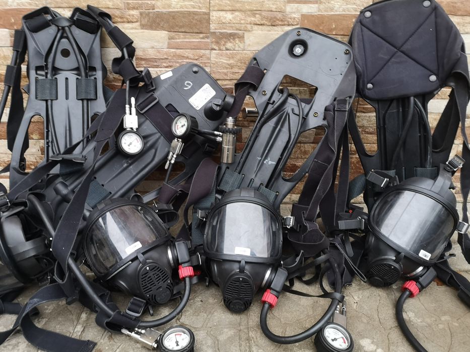 Автономен дихателен апарат 3М Scott sigma2 Брой4 комплект маски 4броя