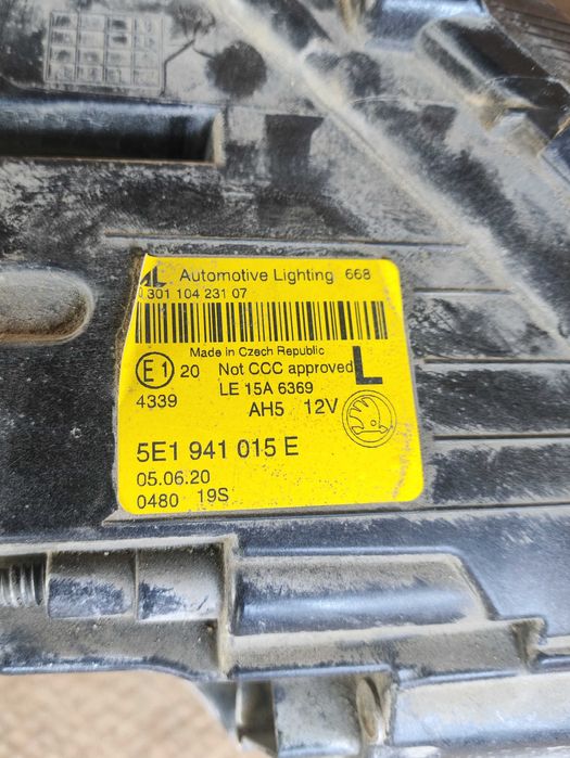 Far stanga Skoda Octavia 3 facelift LED complet 5E1941015E
