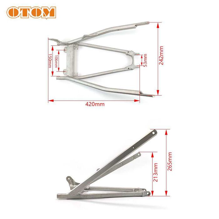 Магаре Subframe за KTM EXC EXCF SX SXF XC XCW XCF 125-500, 17-19