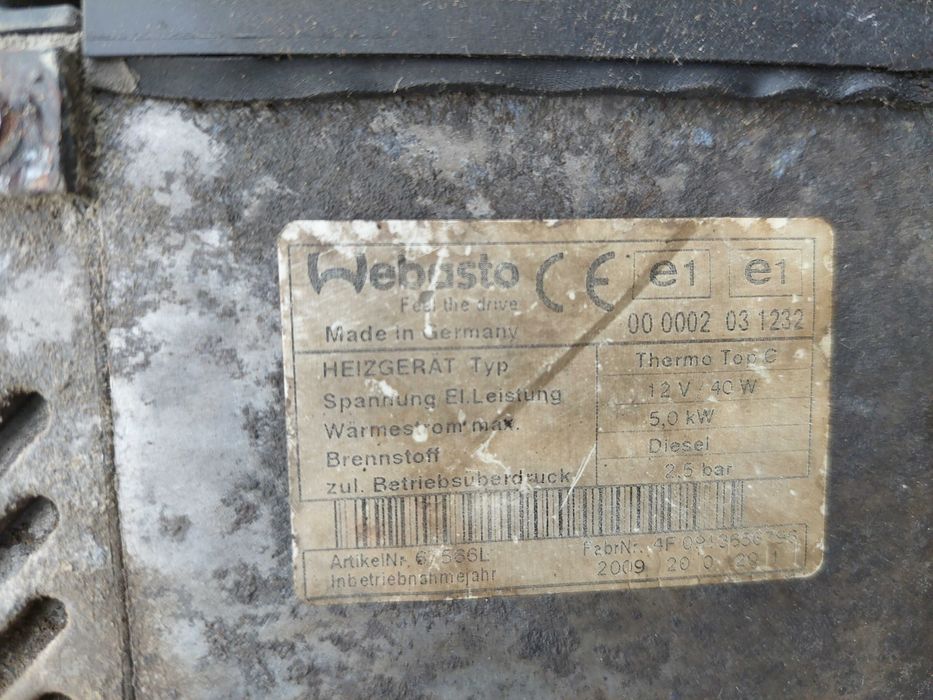 Печка Webasto 2115004098 за Mercedes E-класа (W211) - 3.2CDI