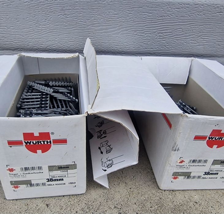 Cuie pentru pistol puscat cuie 38 mm Wurth /Hilti Professional