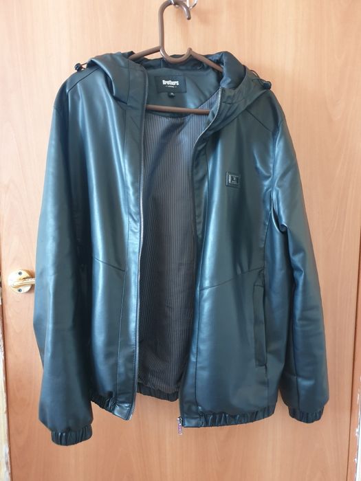 Кожанная куртка качества огонь