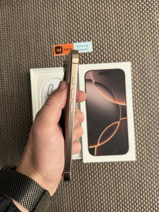 КАТО НОВ•iPhone 16 Pro DesertTitanium* 128GB! *ЛИЗИНГ TBI