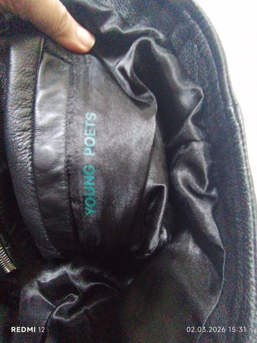 Young poets society естествена кожа яке  S размер