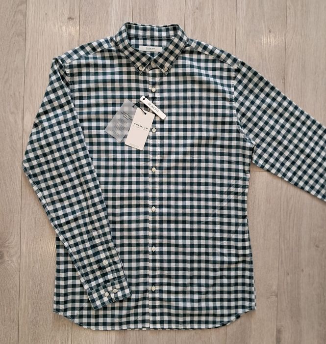 Мъжка риза каре Jack & Jones Premium Slim Fit, размер - L.