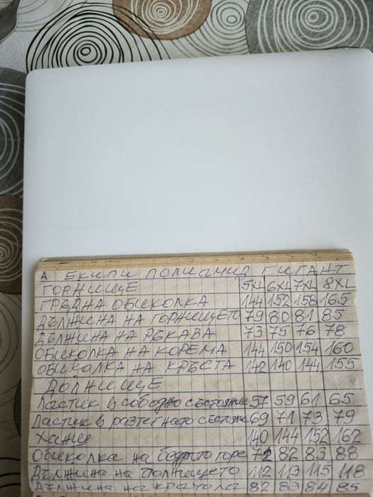 МНОГО ГОЛЕМИ екипи  5XL, 6XL, 7XL 8XL  от полиамид