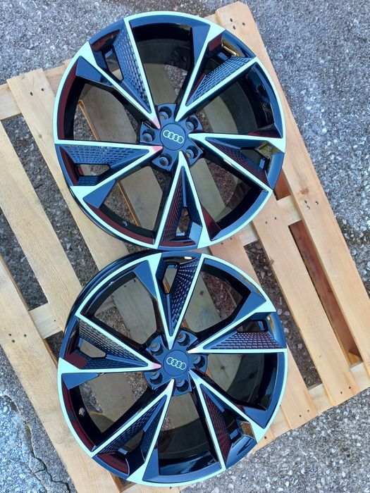 19"Audi Rs 8.5ж ет29 А4 А5 А6 А7 А8 Q3 Q5 Black Polish Чисто Нови