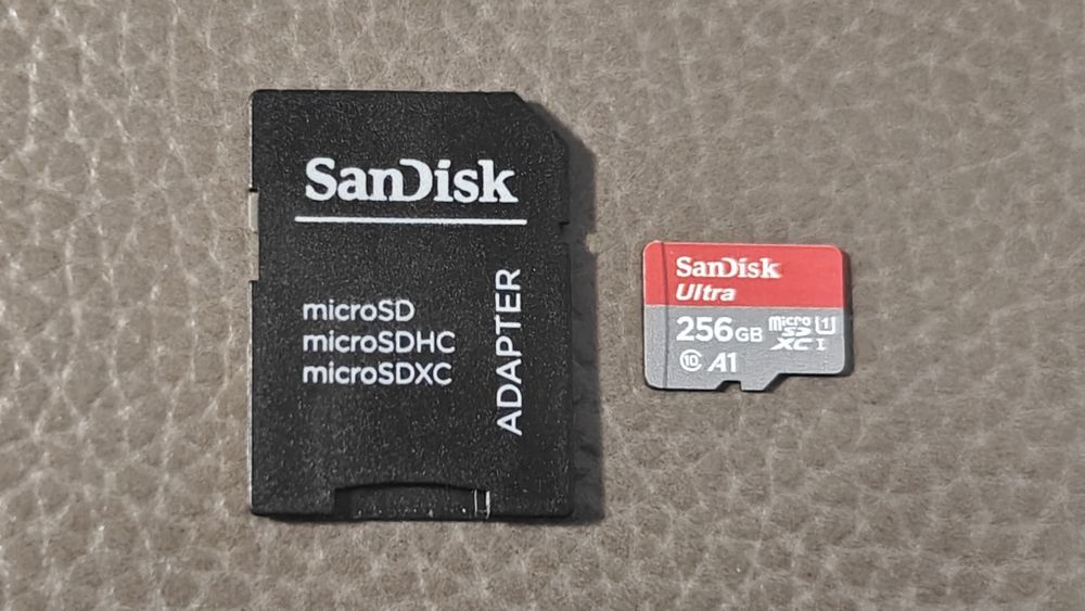 Card Micro SD Sandisk Ultra 256gb A1