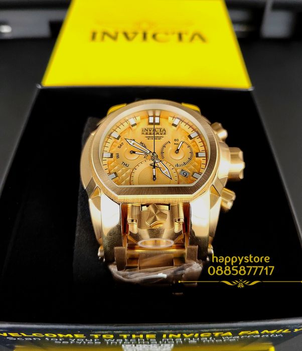 INVICTA Magnum Gold 52 mm, Инвикта нов ръчен часовник