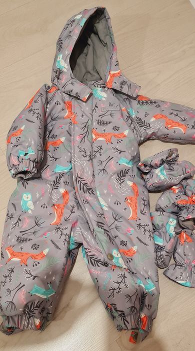 Зимний детский комбинезон