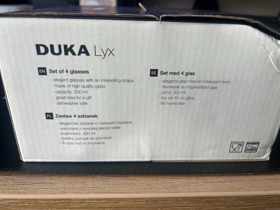 Комплект 4чаши за уиски DUKA НОВ