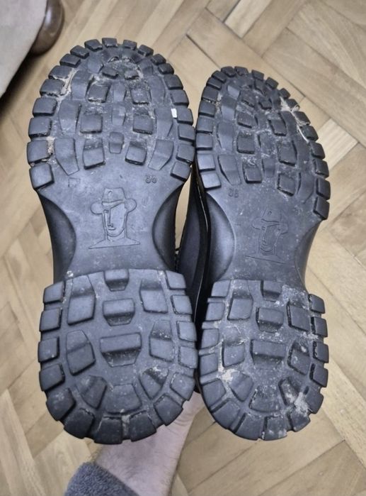 Ghete piele naturala groasă nabuc, Panama Jack - 38