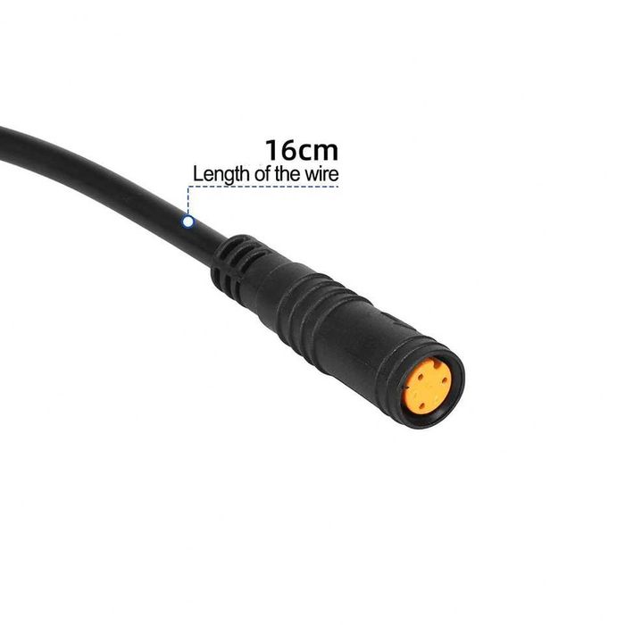 Contact cu cheie si voltmetru pentru trotineta electrica / bicicleta electrica, mufa cu 3 pini