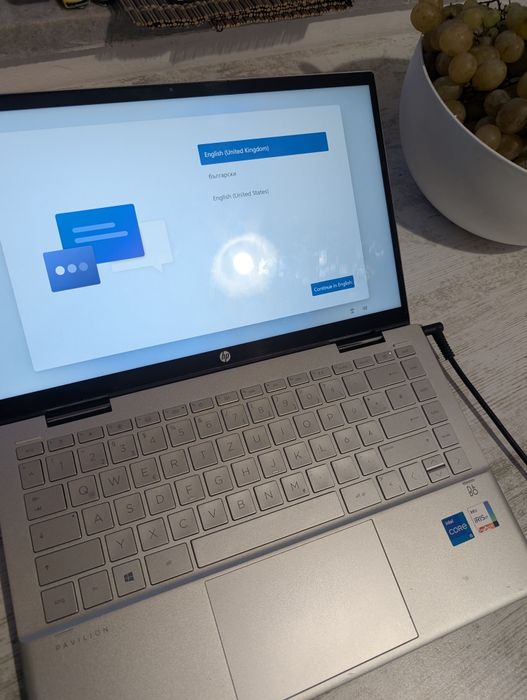 Лаптоп HP Pavilion x360, 14" FHD, i5 11th Gen, 8GB RAM