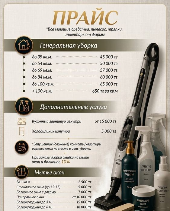Уборка Клининговая