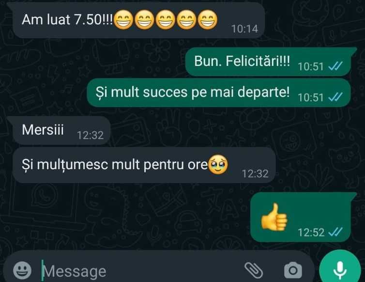 Meditatii individuale online Matematica EN, Bac Mate M1 și M2