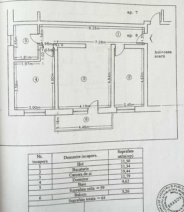 Apartament 2 camere Manole Diamandi + PARCARE