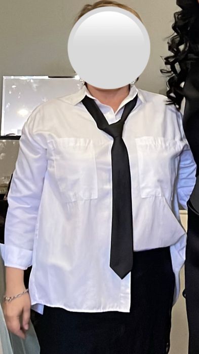 Рубашка белая х/б