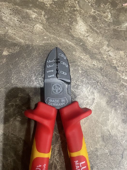 Клещи vde 1000v -ck,lux tools,wurth,krone,orbis