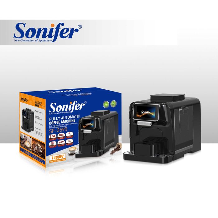Sonifer SF-3595 полностью автоматическая кофемашина 19 бар/1480 W kv37