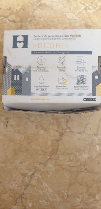 Detector de gaz metan radio – Homplex hd100 RF