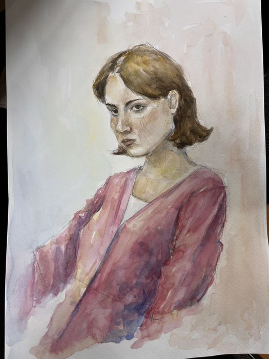 Рисунок Портрет - ручная работа