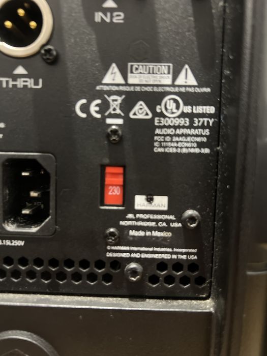 Boxe active JBL EON 610 Impecabile!!