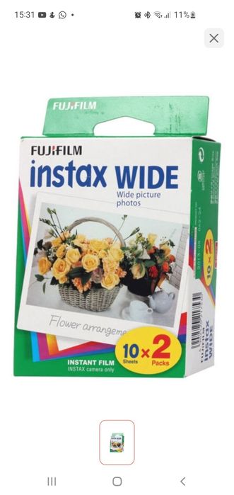 Картридж Instax wide