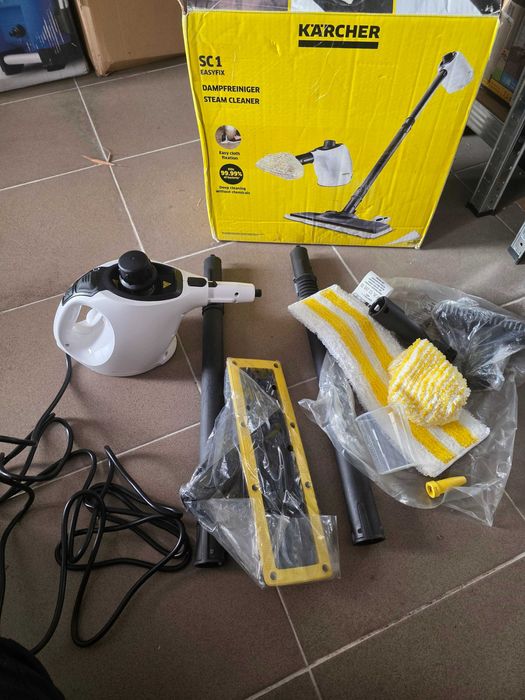 Aparat de curățat cu abur Kärcher SC 1 EasyFix, Presiune abur: 3 bari, Timp de încălzire: 3 minute, Putere: 1.200 W