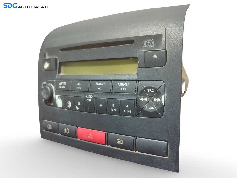 Radio CD Player Casetofon Sistem Audio Original Fiat Albea 2002 - 2012 Cod VP50FF18C838EA [A0875]