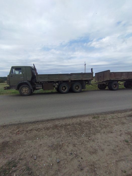 Продам бортовой КамАЗ с прицепом