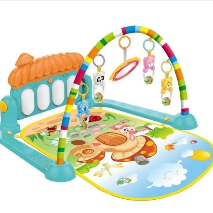 Развивающий коврик пианино, игрушки