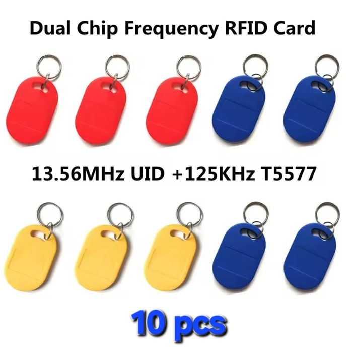 Cititor de carduri RFID Smart Chip Reader (125KHz si 13.56 Mhz)