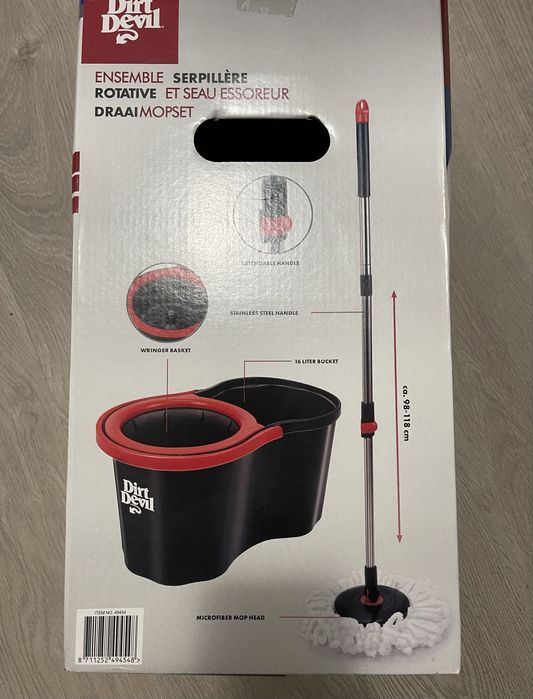 Vand găleată cu mop rotativ Dirt Devil