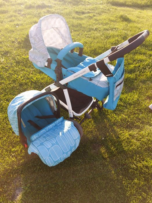 Детска комбинирана количка Cangaroo-Rachel - Тюркоаз