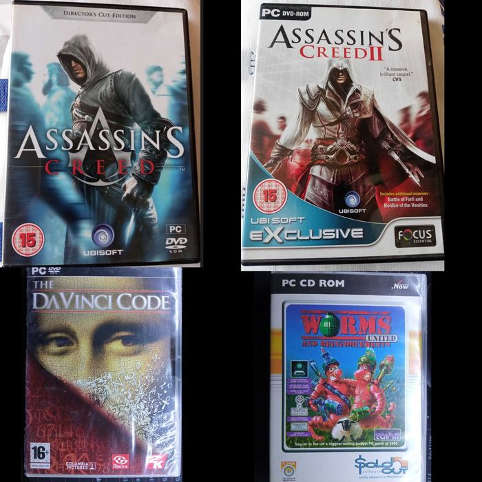 Колекция класически PC игри - Assassin's Creed, Thief, Simpsons Hit & Run и др.